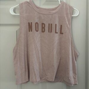 NoBull womens muscle tank size large pink